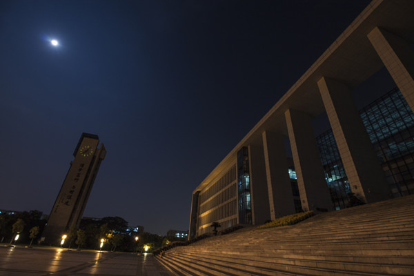 广州大学城夜景图片